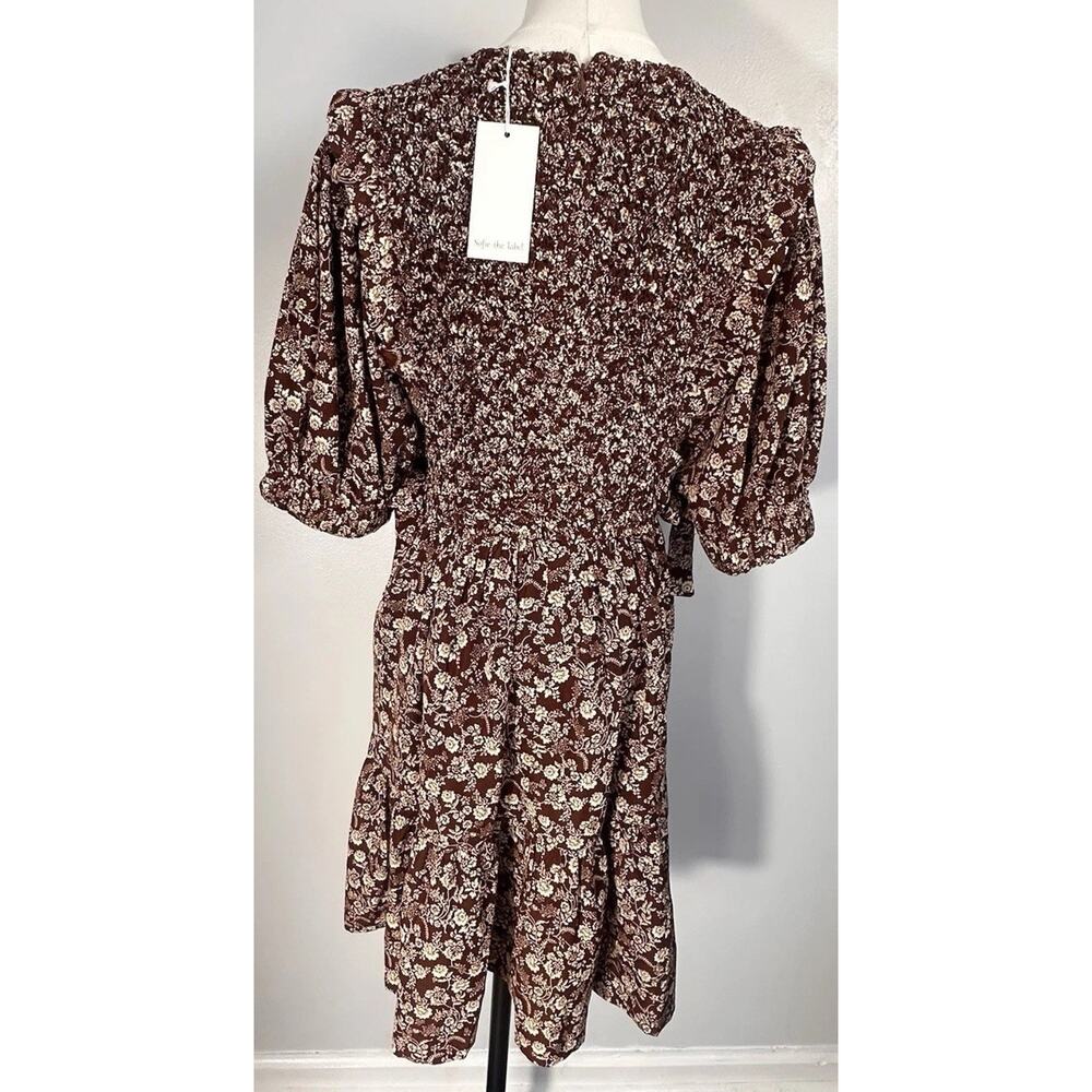 NWT Sofie the Label -The Madi Mini Dress Boho Cottage Core Coquette Western Sz S - Picture 3 of 14